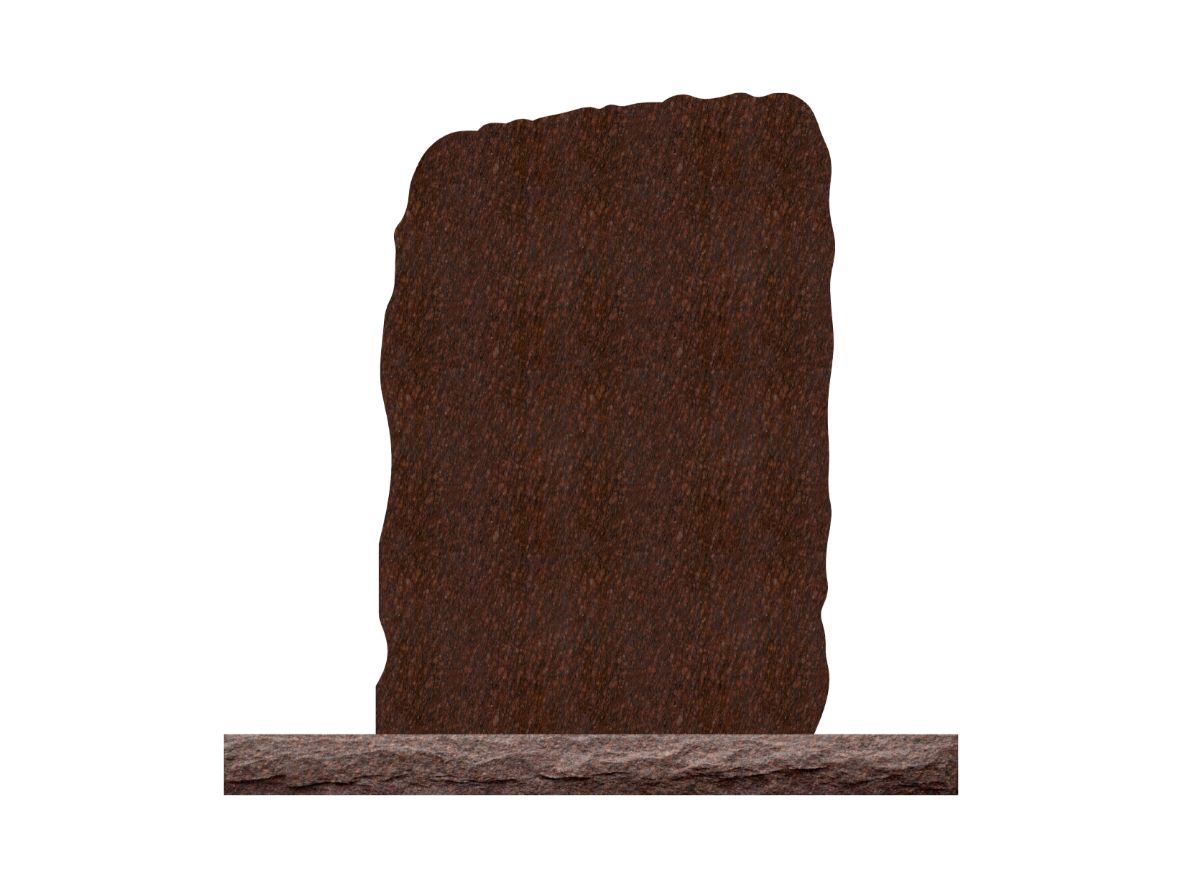 Emerson Monument Company Alto Boulder Cemetery Memorial in Cats Eye Granite