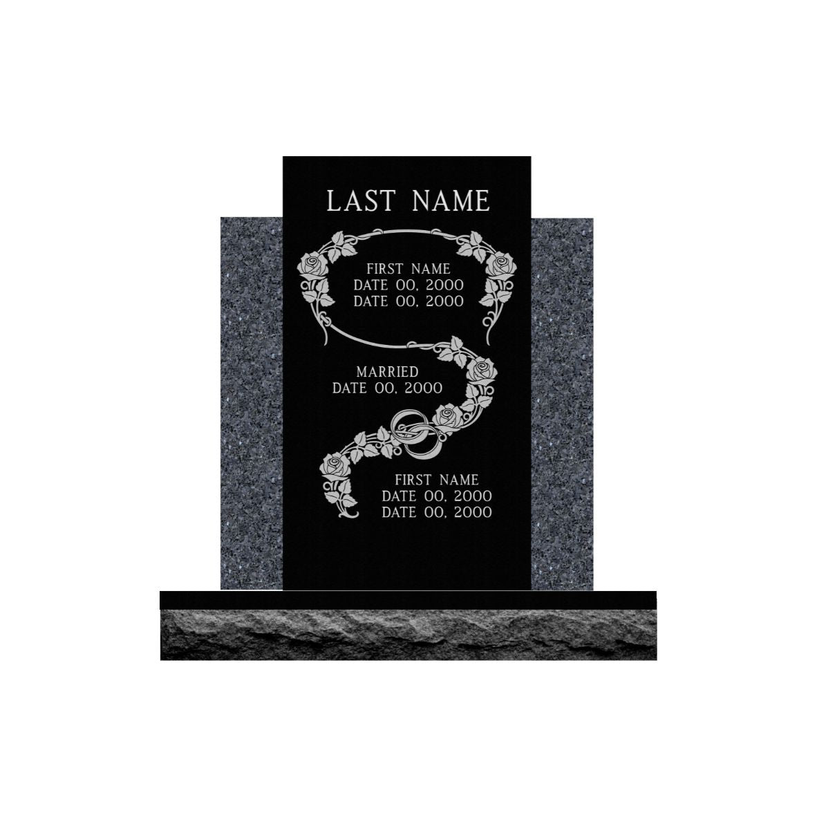 Tall & Stately Memorial- (ONE OR TWO PEOPLE)