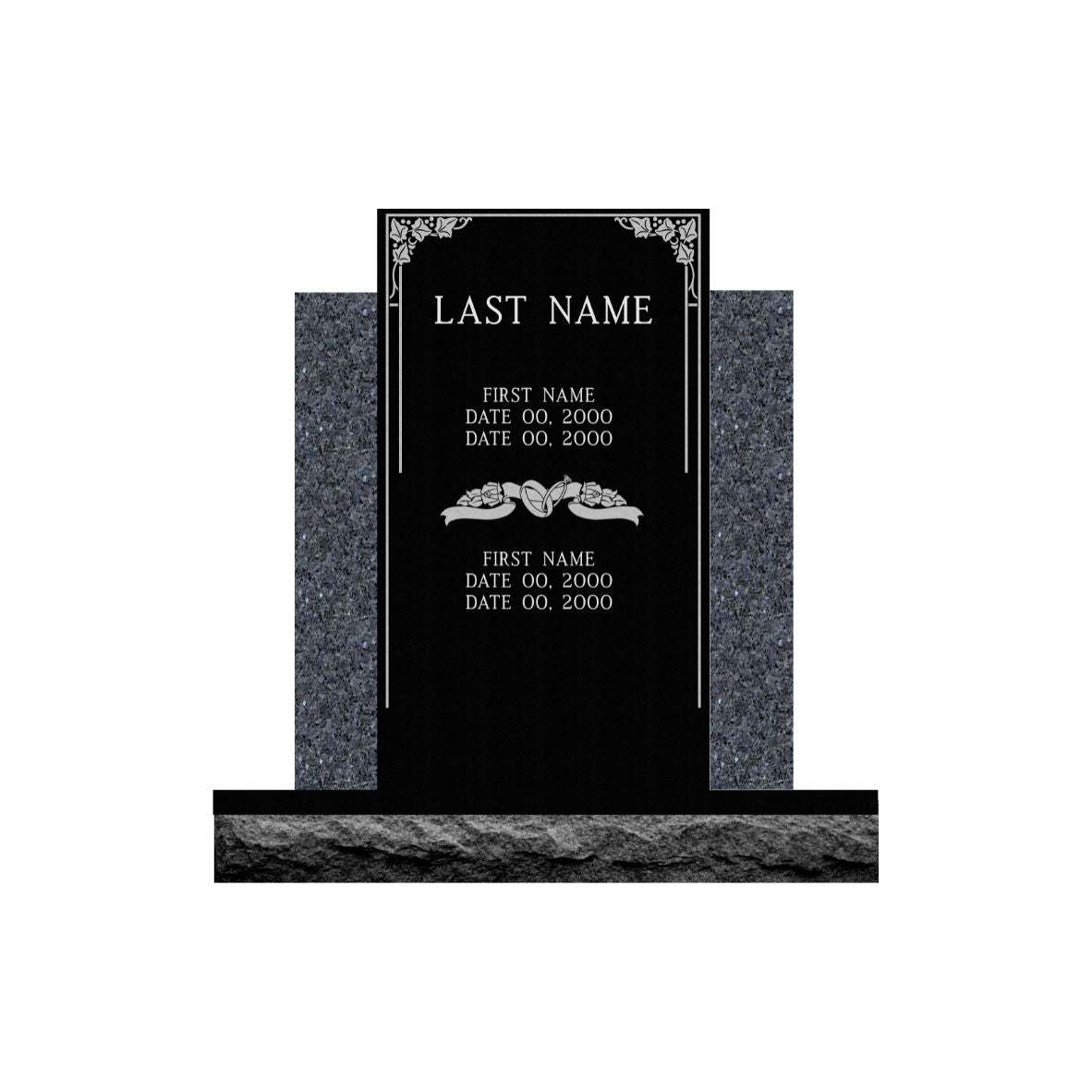 Tall & Stately Memorial- (ONE OR TWO PEOPLE)