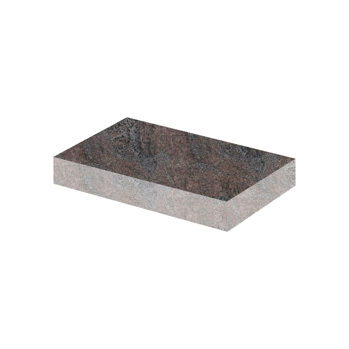 Emerson Monument Company 30"x14" Flat Marker in Paradisio Granite With no Design for the cemetery