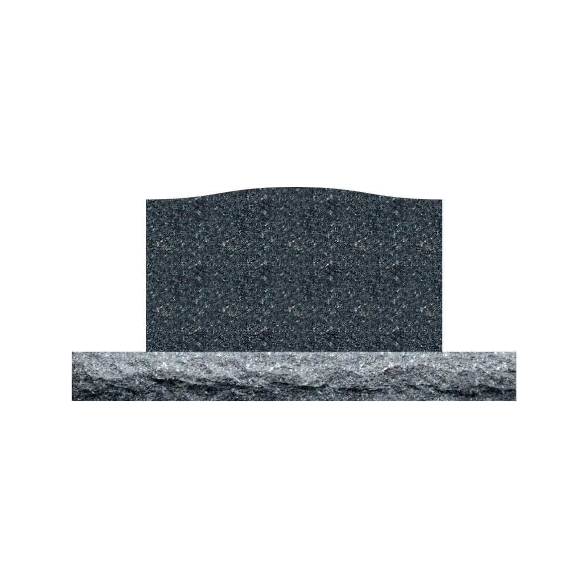 Emerson Monument Company Blue Pearl Granite Memorial Headstone