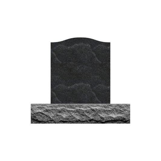 Emerson Monument Company Ebony Mist Granite Cemetery Memorial Headstone