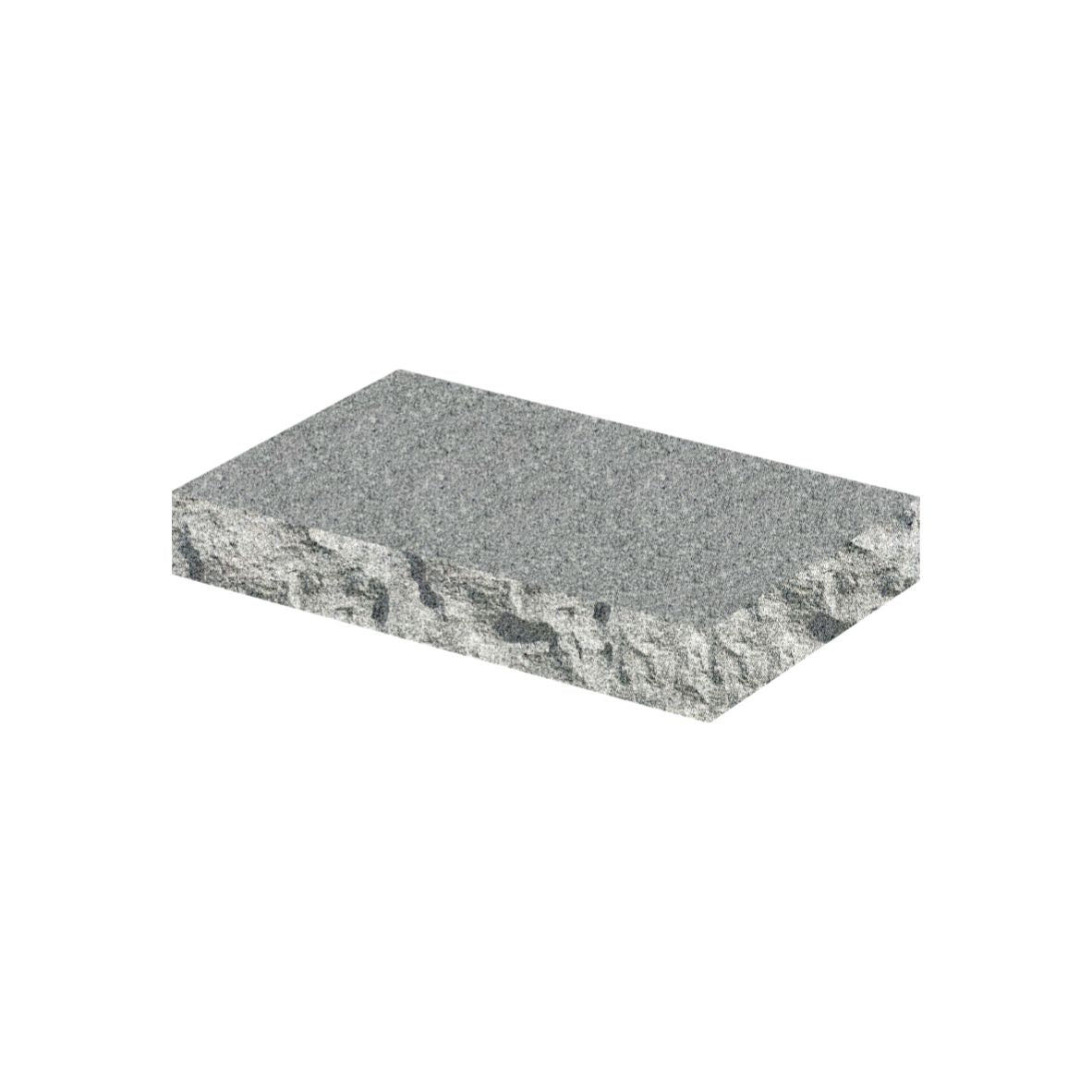 Emerson Monument Company Gray Granite Flat Memorial Marker Headstone for One Person