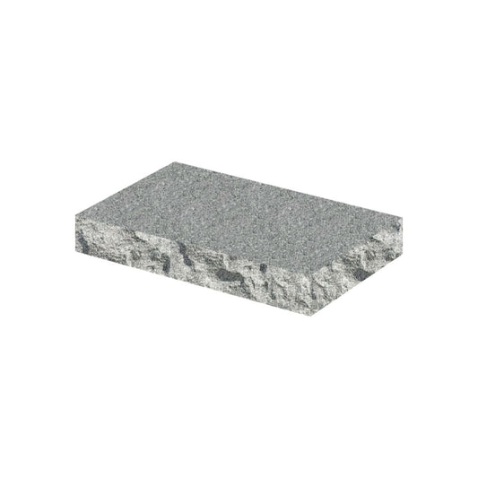 Emerson Monument Company Gray Granite Flat Memorial Marker Headstone for One Person